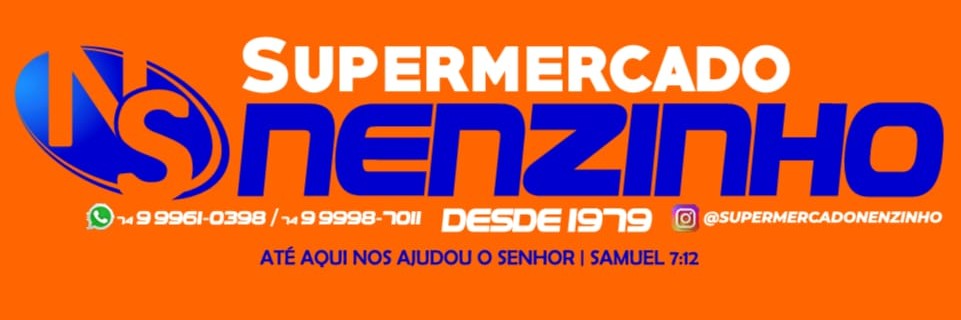 Supermercado Nenzinho Patrocinador oficial.